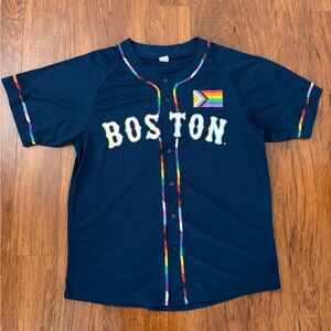 Boston Red Sox Pride Baseball Jersey